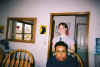 Val getting hair done.JPG (79530 bytes)