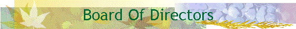 Board Of Directors